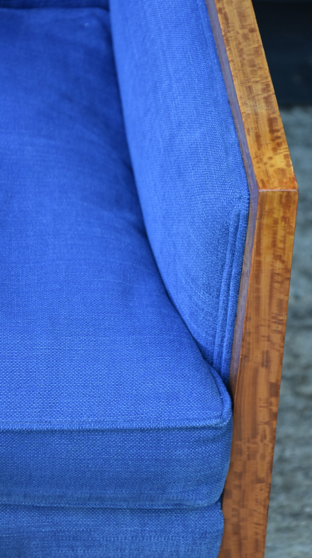 Fine Quality Pair of Satinwood Armchairs c.1900 View VIII