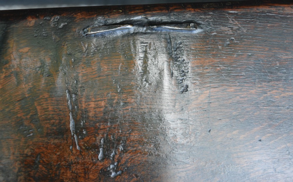 Beautiful Oak Panelled Coffer Box c.1690  View VI