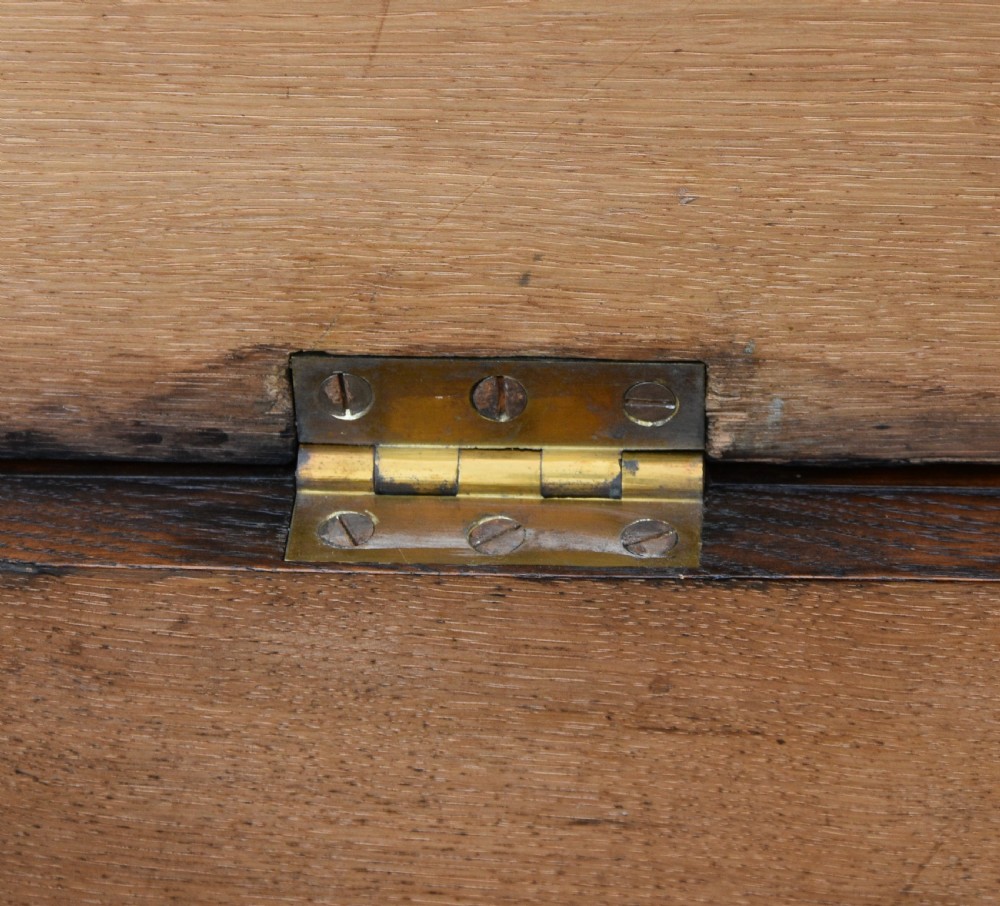 Handsome Large Victorian Oak Blanket Box C.1880. View VII