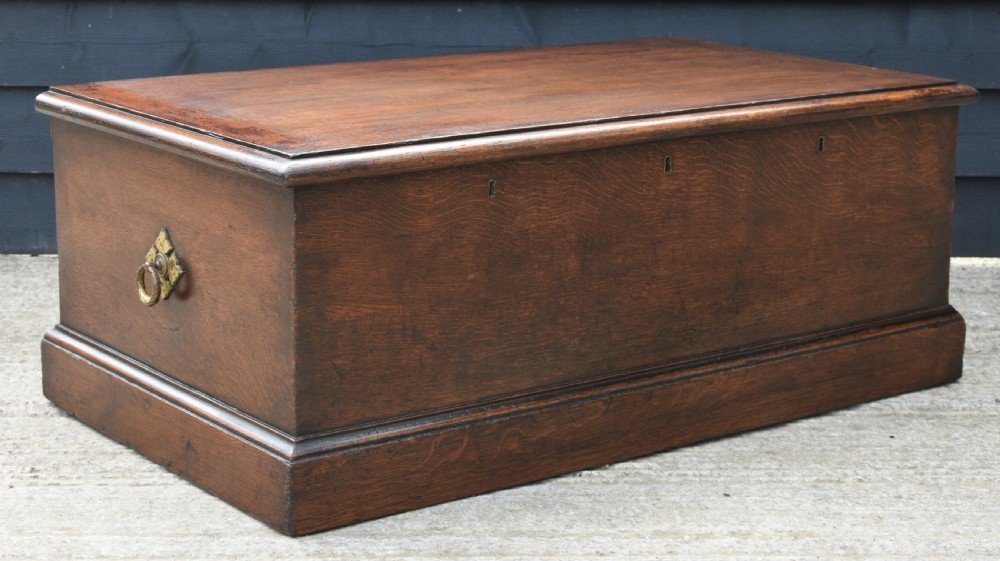 Handsome Large Victorian Oak Blanket Box C.1880. View X