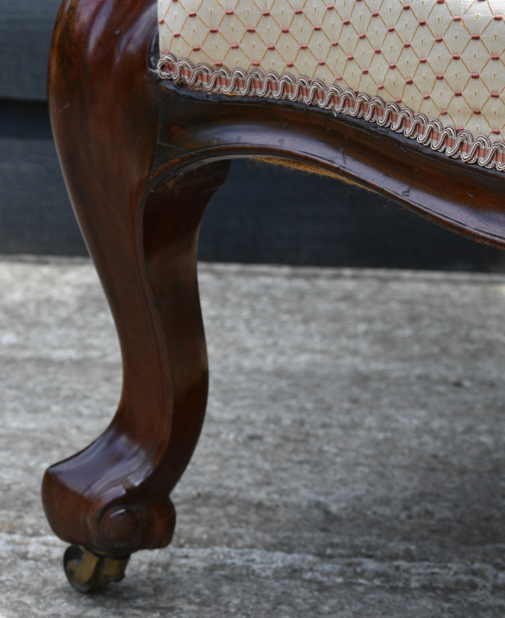 Wonderful Victorian Button Back Armchair C.1860. View IX