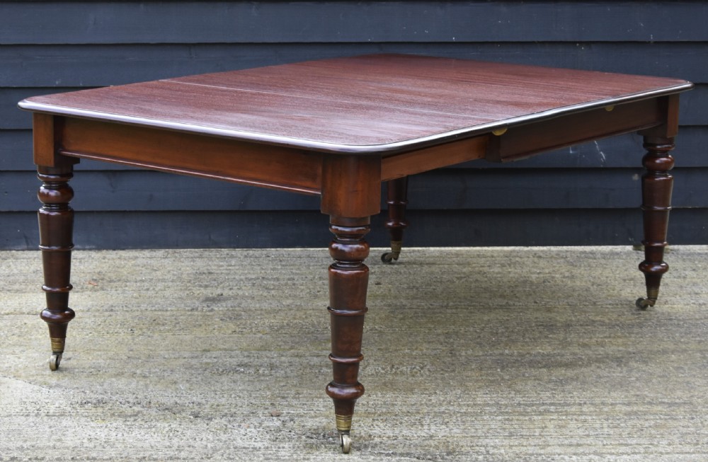 Large Extending Mahogany Dining Table, Pull-out C.1830 (seats 10 People). View VI
