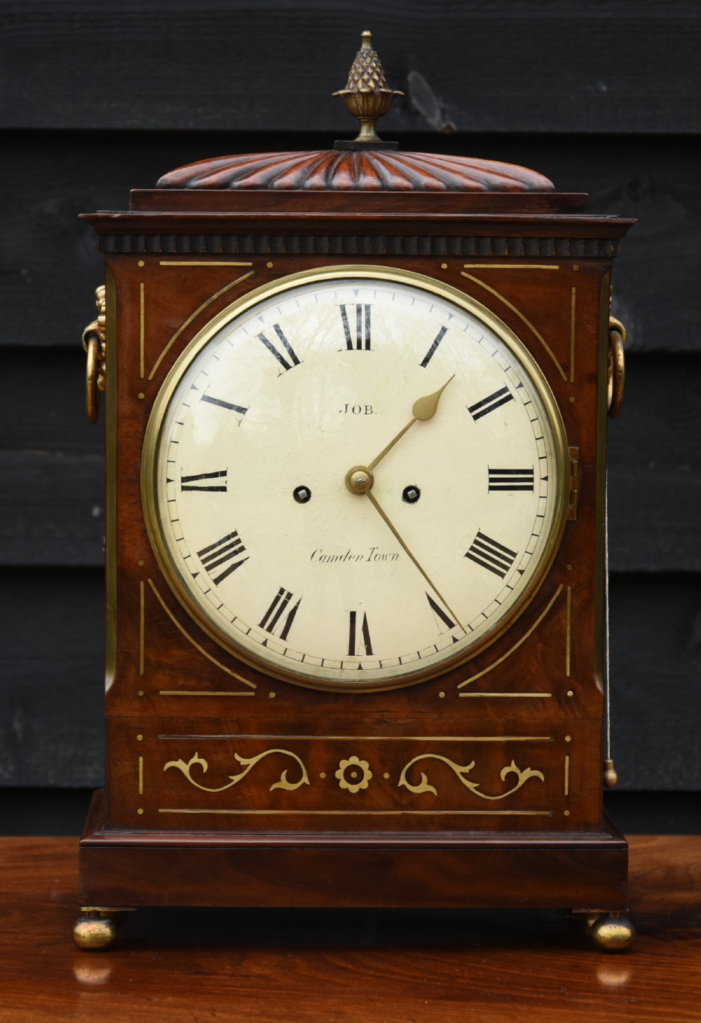 Excellent Regency Bracket Clock C.1815, Twin Fusee, Mahogany.
