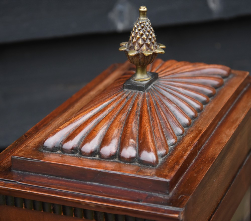 Excellent Regency Bracket Clock C.1815, Twin Fusee, Mahogany. View VII