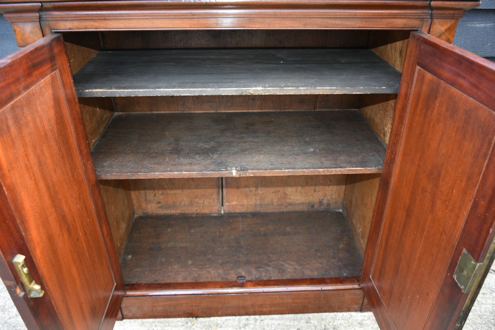 Superb William IV Mahogany Floor Standing Cupboard Of Small Proportions C.1830. View X