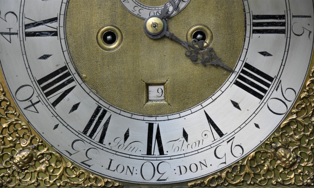 Handsome 18th Century Oak Longcase Clock By John Tolson, London C.1720 View VII