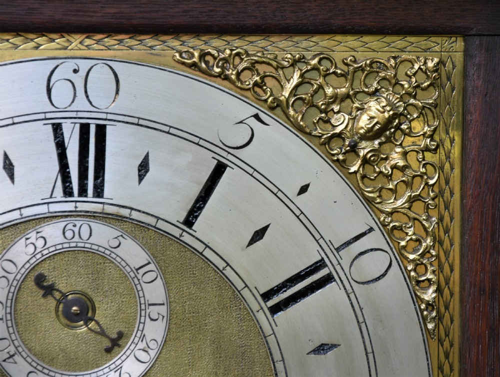 Handsome 18th Century Oak Longcase Clock By John Tolson, London C.1720 View VIII