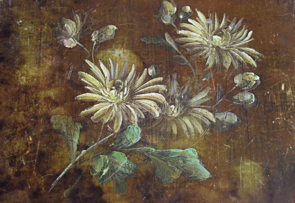 Beautiful Victorian Hand Painted Quartetto, Nest Of Wine Tables C.1900. View VI