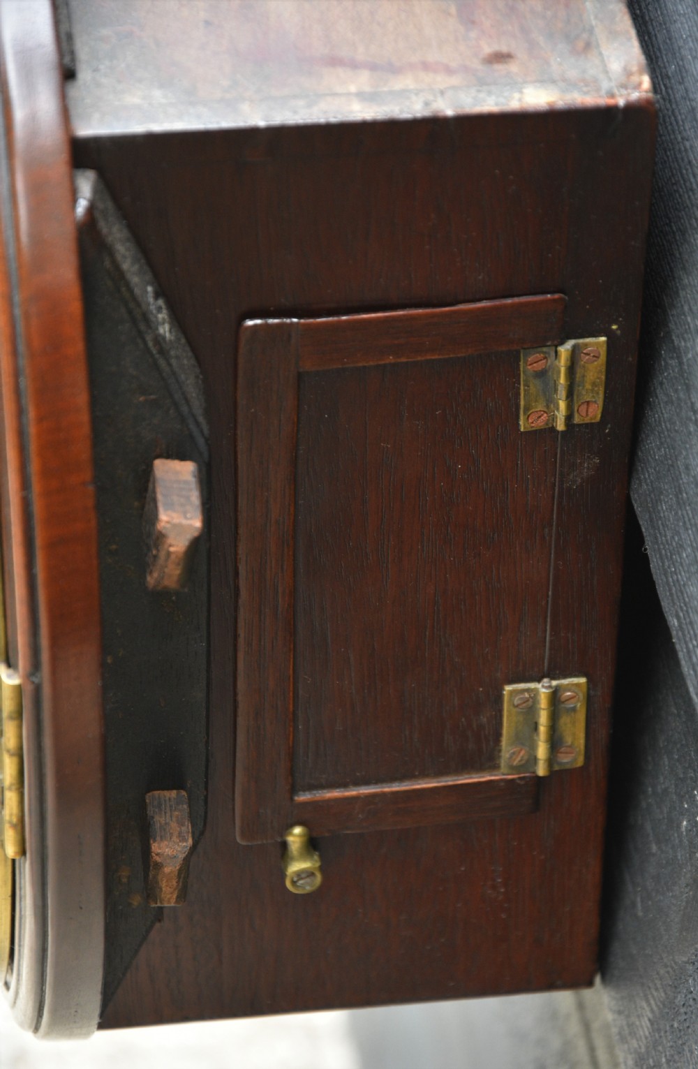Excellent 19th Century Mahogany Fusee Dial Clock c.1820 View VII