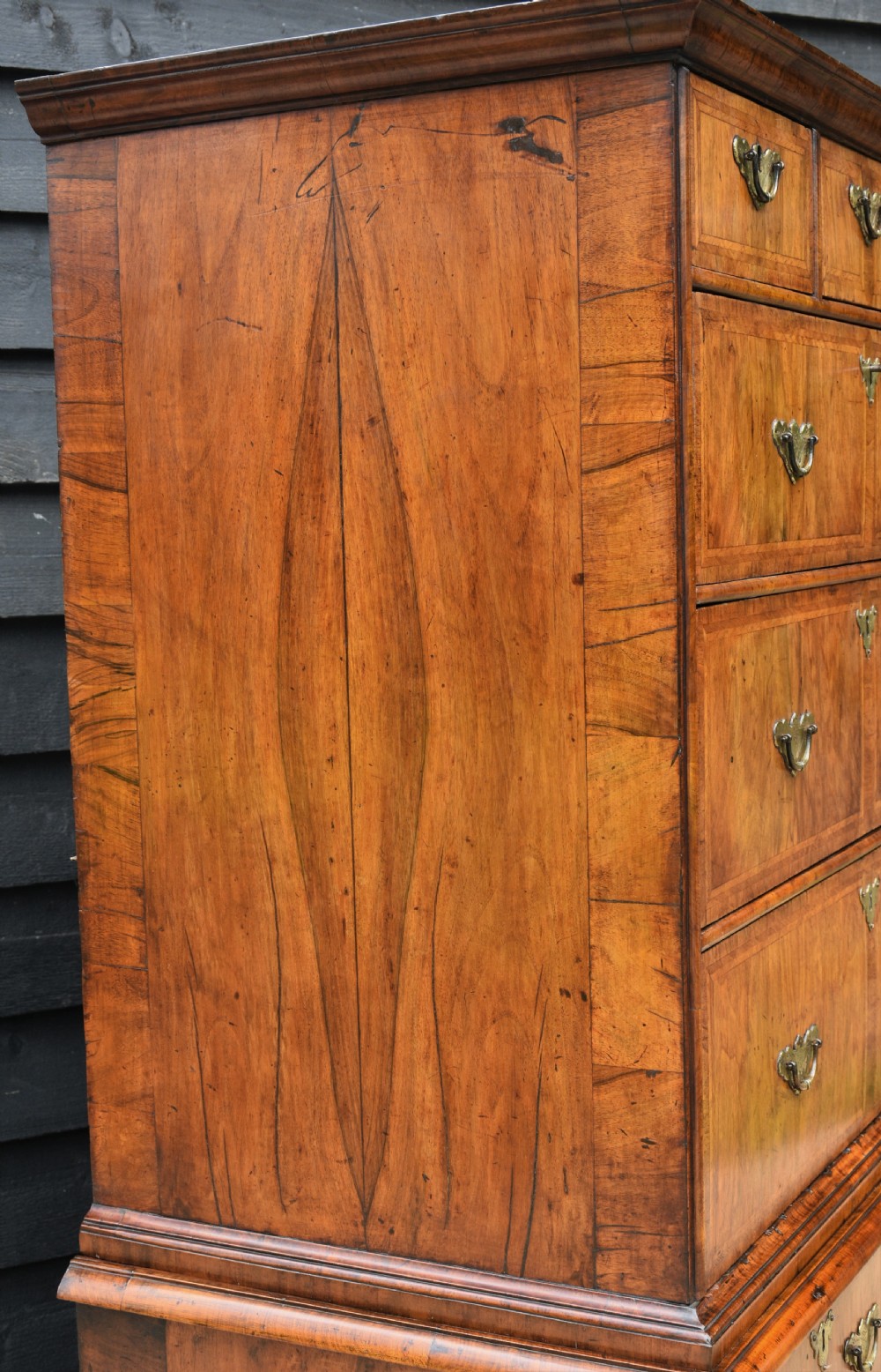 Superb 18th Century Walnut Chest On Chest, Georgian C.1715. Excellent Condition. View IV