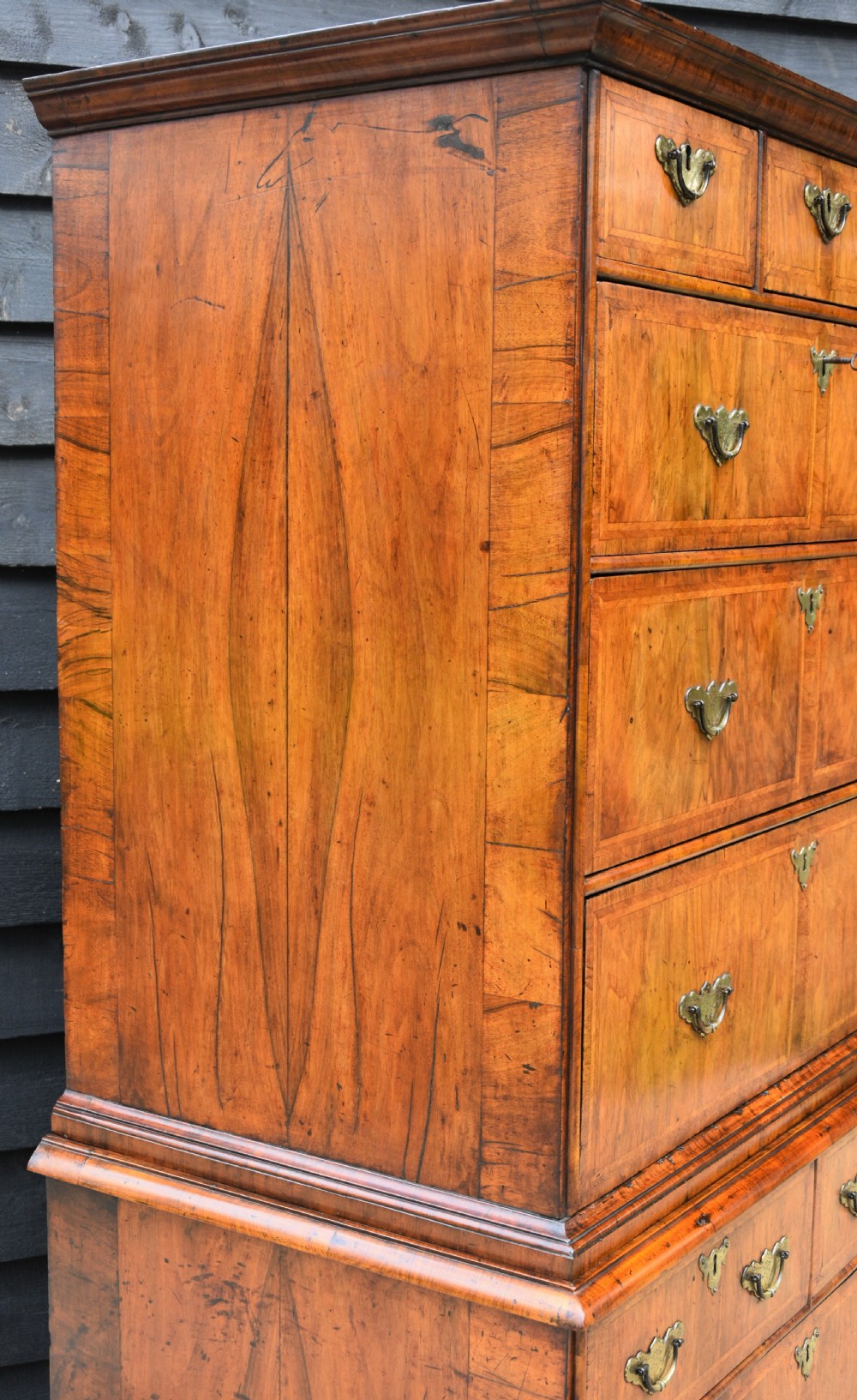 Superb 18th Century Walnut Chest On Chest, Georgian C.1715. Excellent Condition. View VII