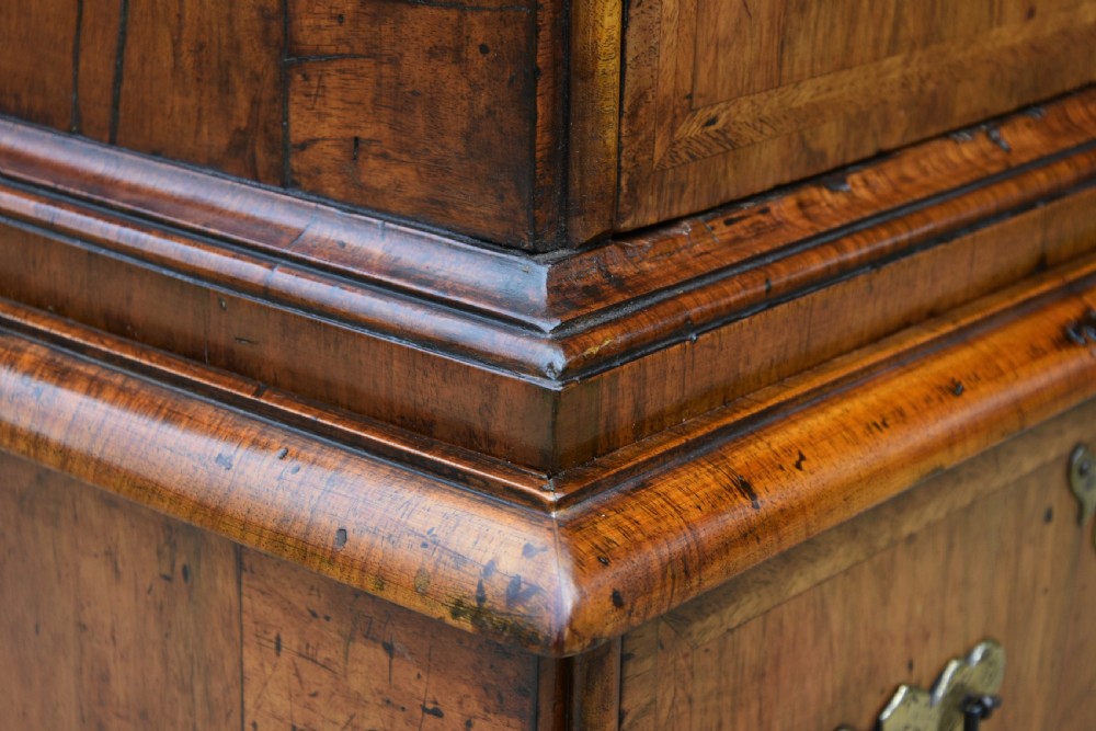 Superb 18th Century Walnut Chest On Chest, Georgian C.1715. Excellent Condition. View XII