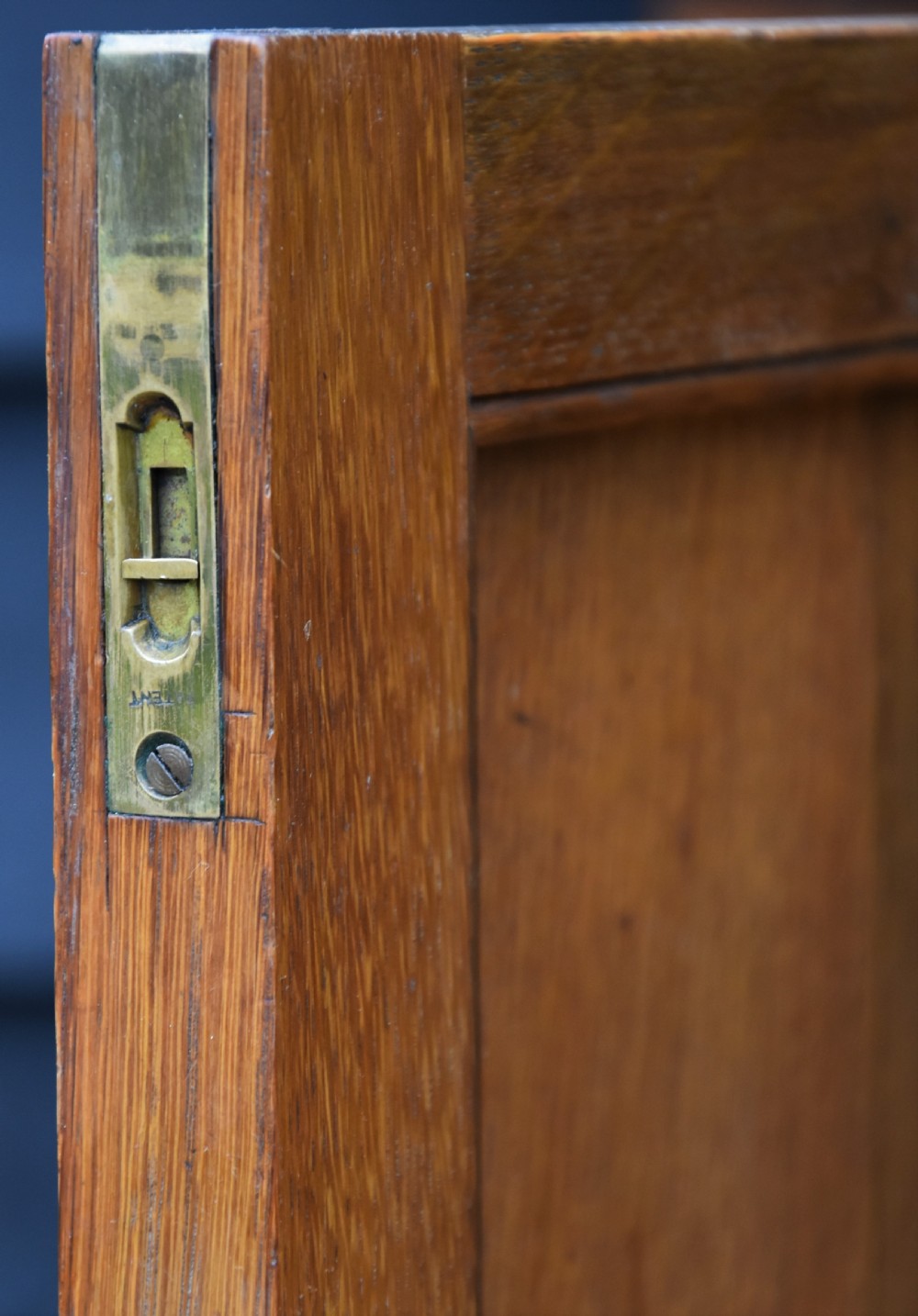 Late Victorian Light Oak Bookcase C.1890. View IV