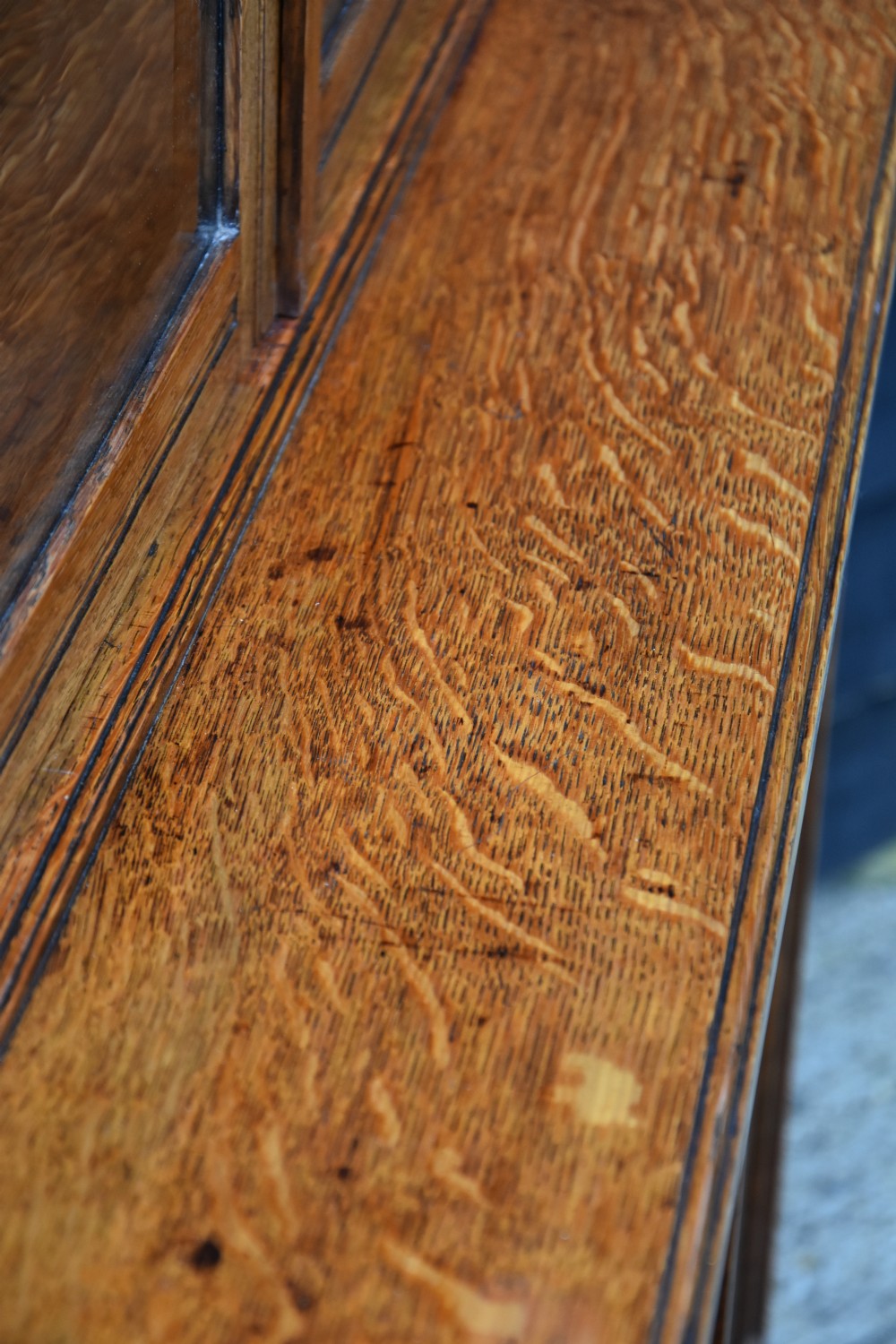 Late Victorian Light Oak Bookcase C.1890. View X