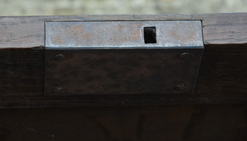 17th Century Oak Carved Coffer C1690. View VI