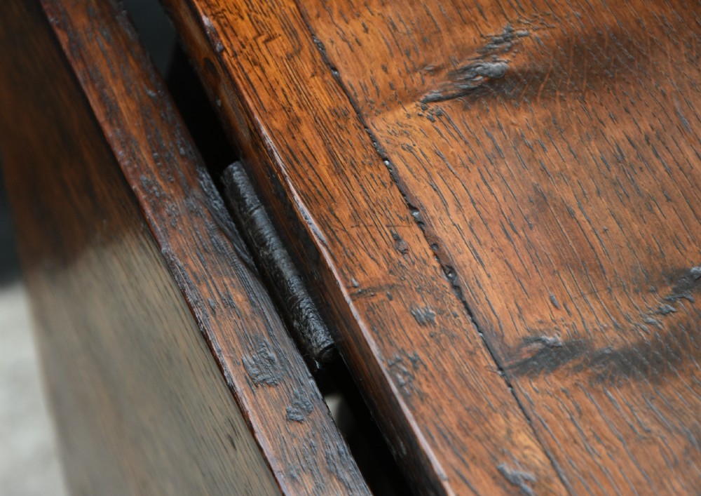 Outstanding Large Oak Double Gateleg Dining Table To Seat 8 People, 19th Century. View IX