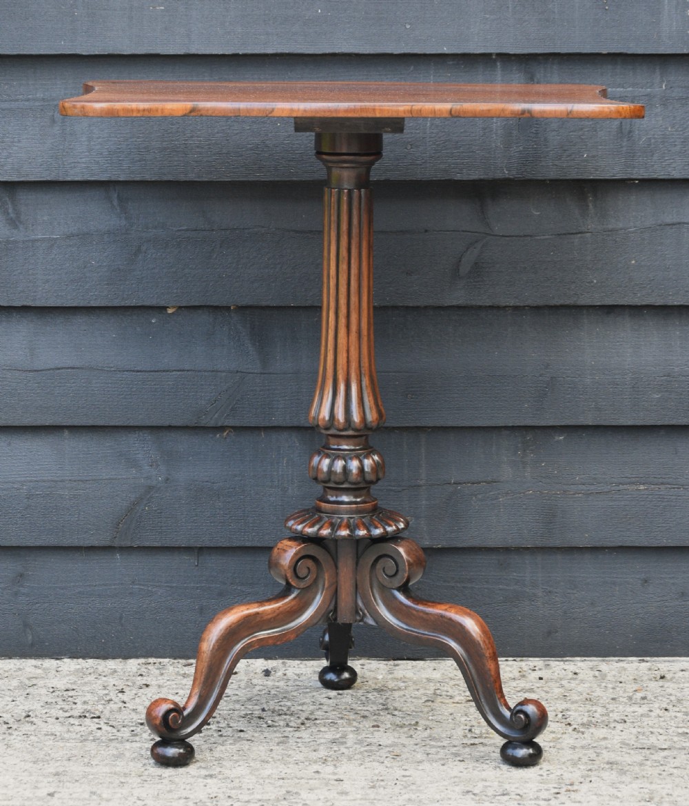 Superb Georgian Rosewood Wine Table By Miles & Edwards C.1835. Fine Quality. View II