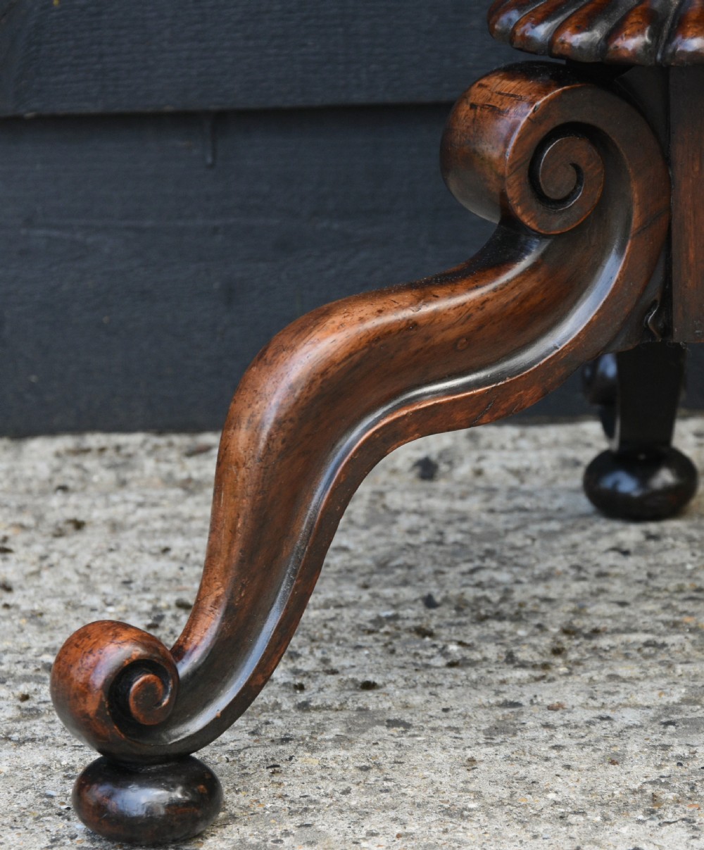 Superb Georgian Rosewood Wine Table By Miles & Edwards C.1835. Fine Quality. View IV
