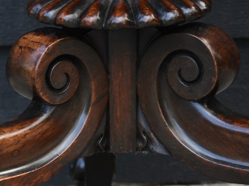 Superb Georgian Rosewood Wine Table By Miles & Edwards C.1835. Fine Quality. View V