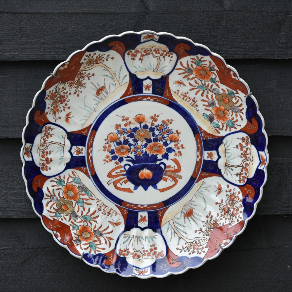 Impressive Matched Pair Of 19th Century Japanese Imari Chargers, Large Size, Superb Quality. View II