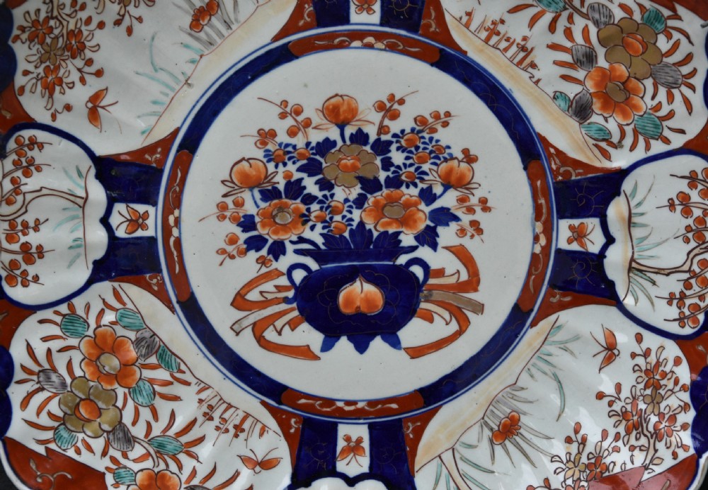 Impressive Matched Pair Of 19th Century Japanese Imari Chargers, Large Size, Superb Quality. View IV