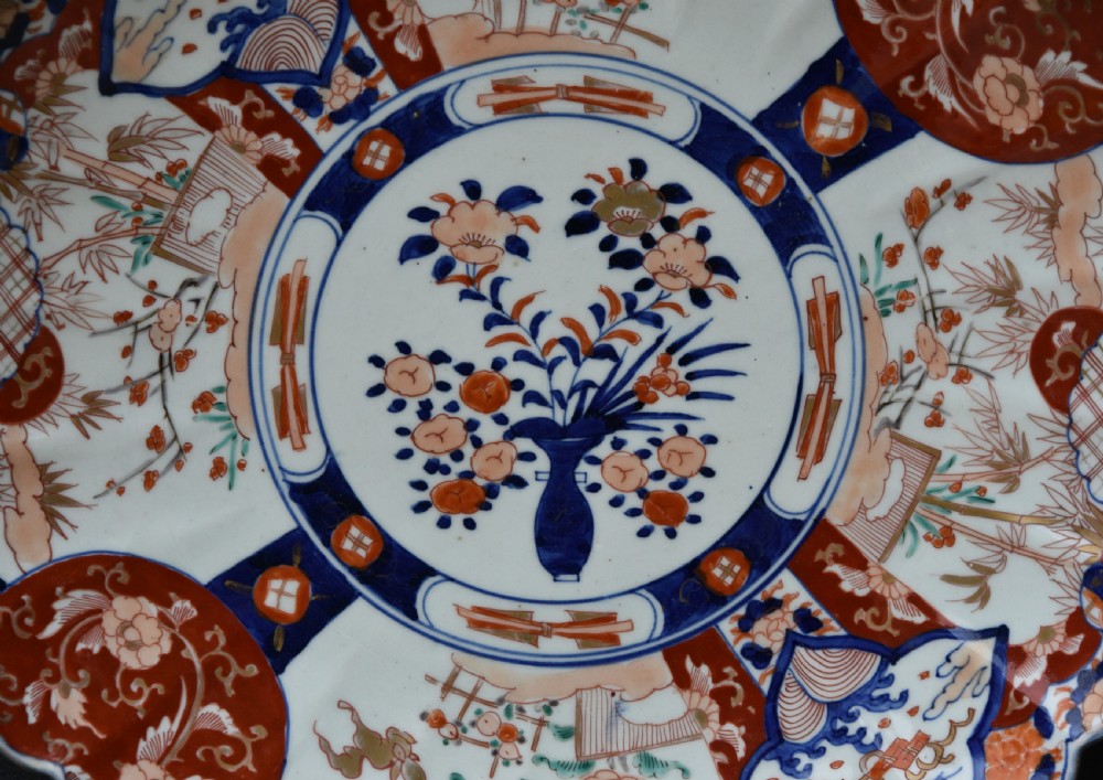 Impressive Matched Pair Of 19th Century Japanese Imari Chargers, Large Size, Superb Quality. View VII