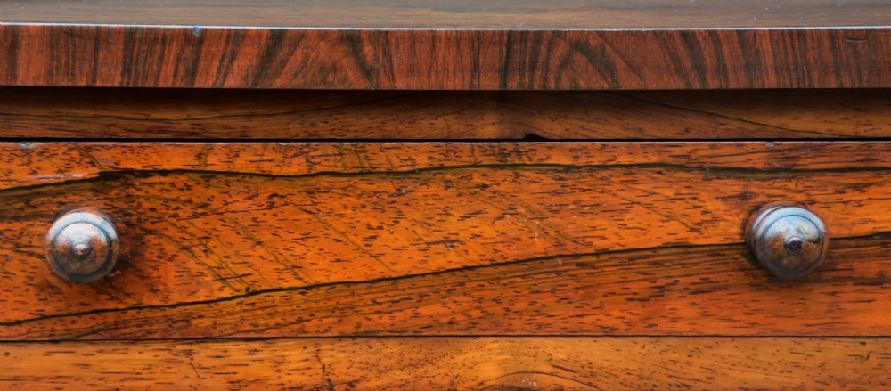 Regency Rosewood Library Desk, Excellent Quality C.1820. View III