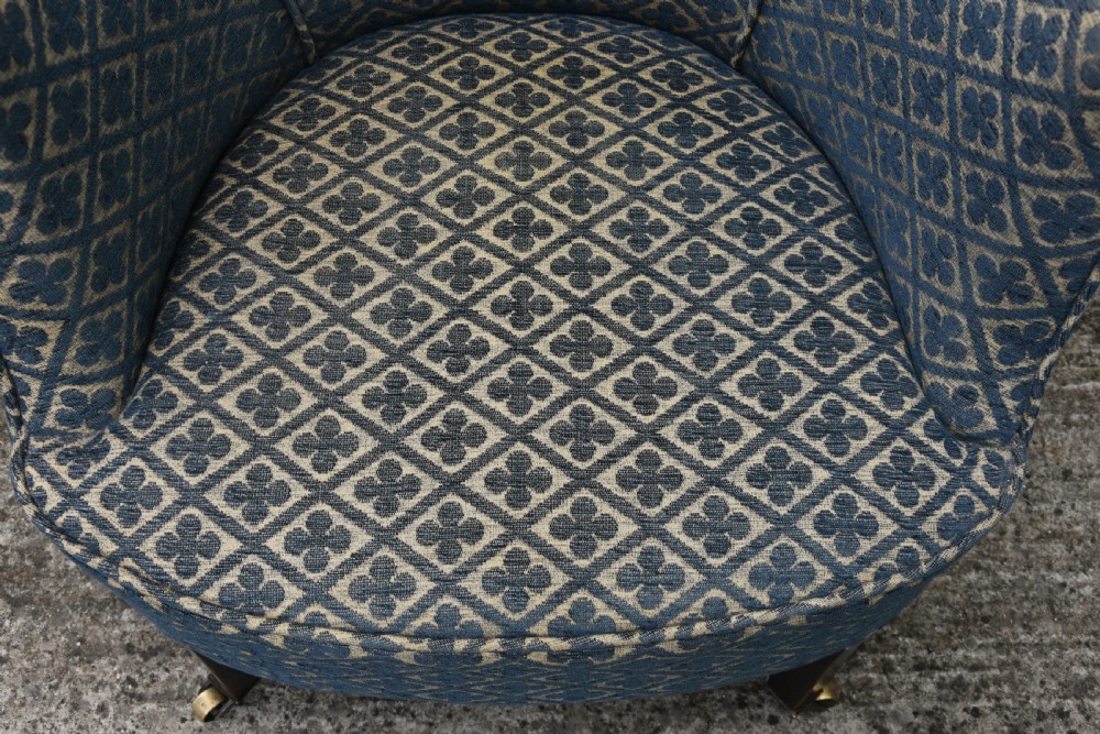 Lovely Edwardian Upholstered Armchair C.1910 View II
