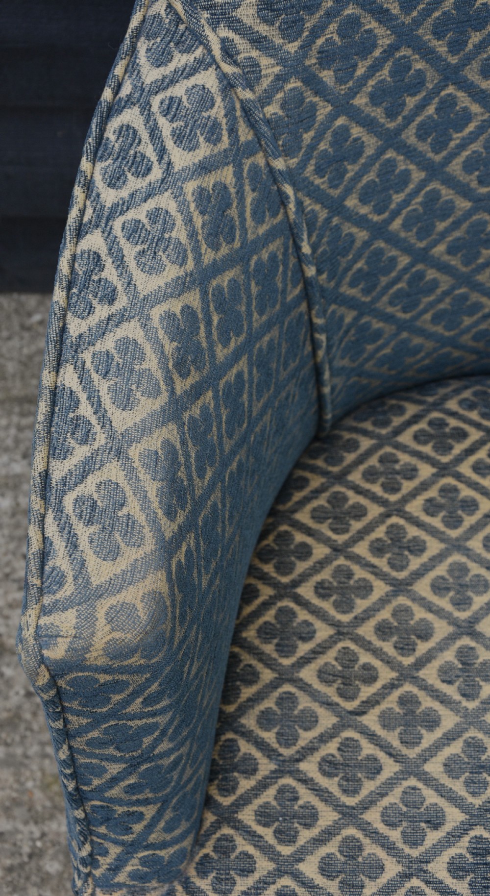 Lovely Edwardian Upholstered Armchair C.1910 View IV