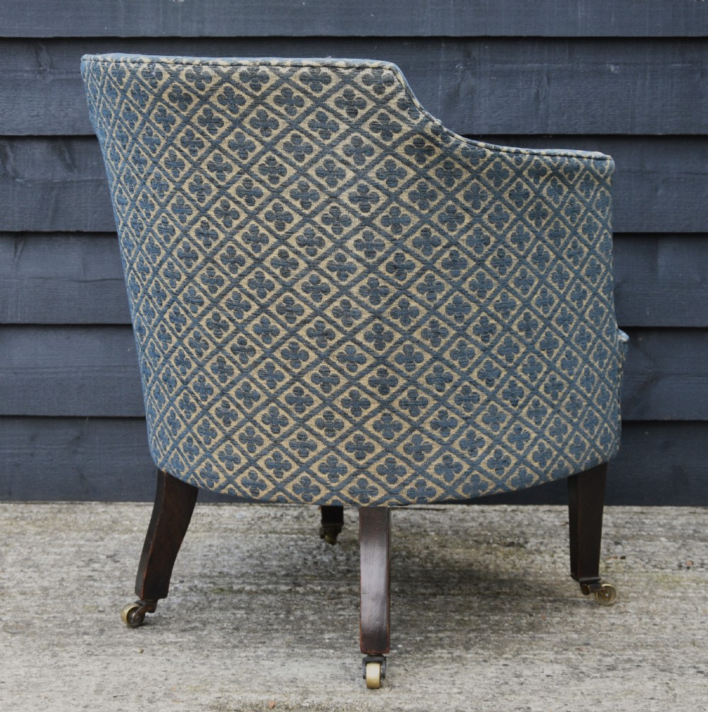 Lovely Edwardian Upholstered Armchair C.1910 View VIII