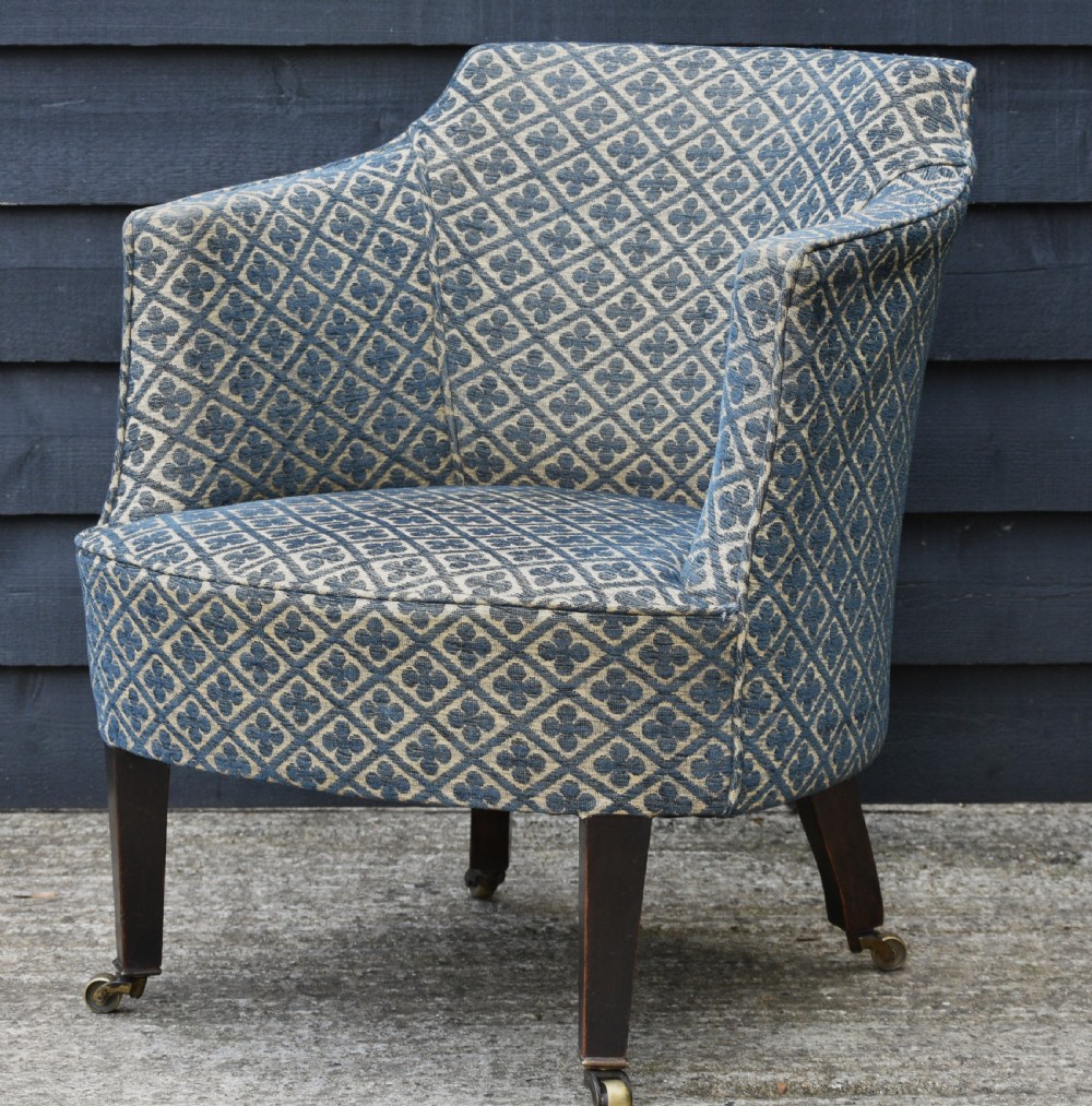 Lovely Edwardian Upholstered Armchair C.1910 View IX