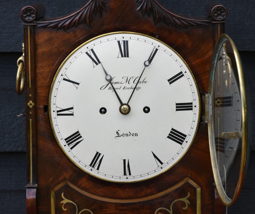 Fine Quality Regency Mahogany Bracket Clock, London, Fusee Movement. View VI