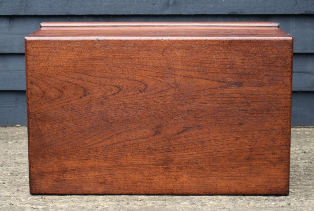 Lovely Victorian Teak Box Trunk C.1860 View IV