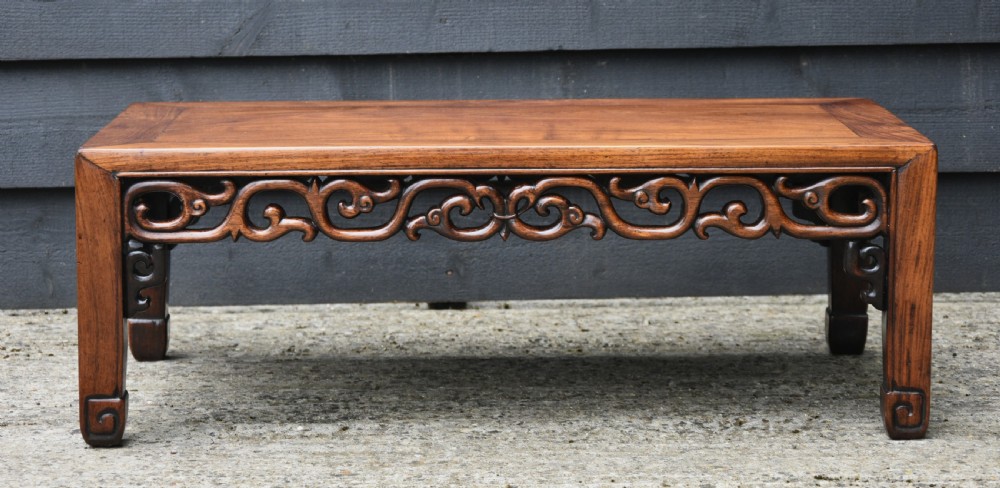 Lovely Chinese Rosewood Opium Low Table C.1900 View II