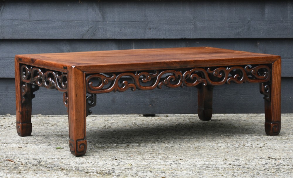 Lovely Chinese Rosewood Opium Low Table C.1900 View VI