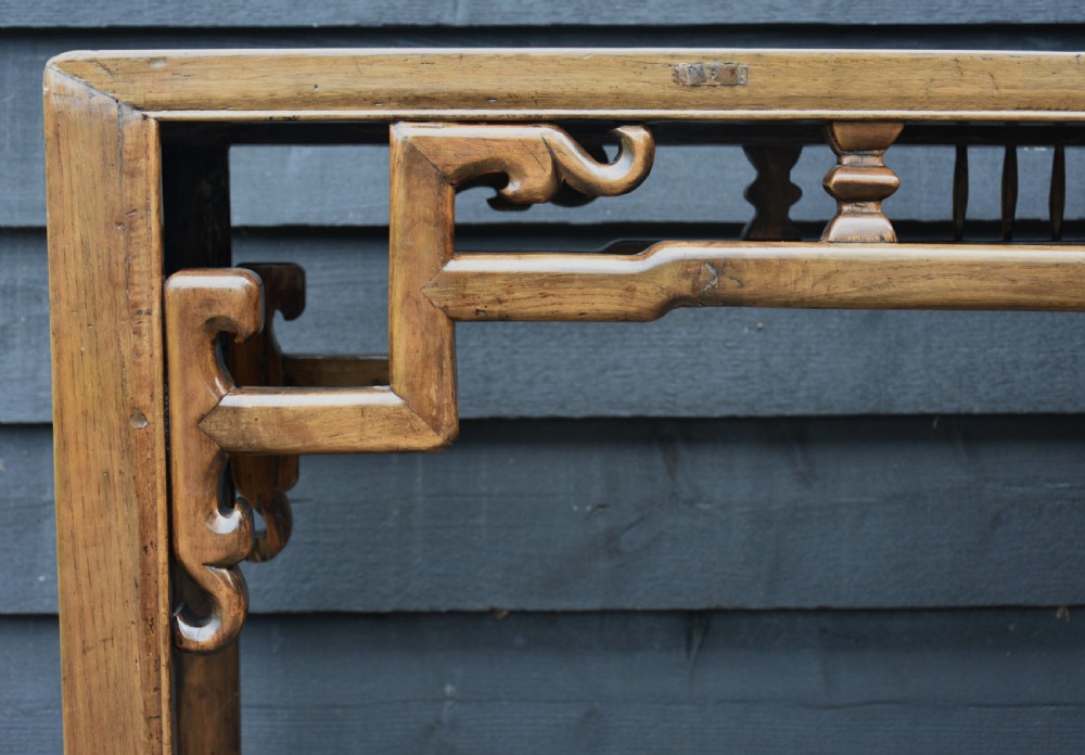 Superb Chinese Elm Altar Table C.1910. View III