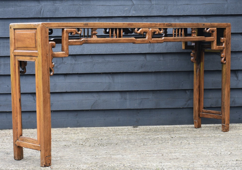 Superb Chinese Elm Altar Table C.1910. View VI