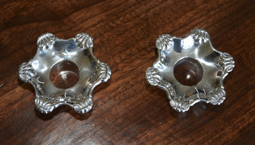 Stunning Pair Of Silver Candlesticks, Early 19th Century, Hallmarked Sheffield. View II