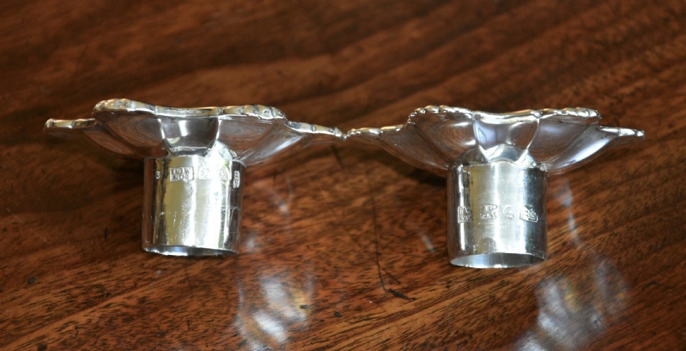 Stunning Pair Of Silver Candlesticks, Early 19th Century, Hallmarked Sheffield. View V