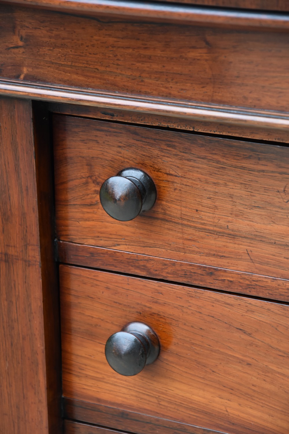 Superb Quality Regency Rosewood Wellington Chest C.1820. View II