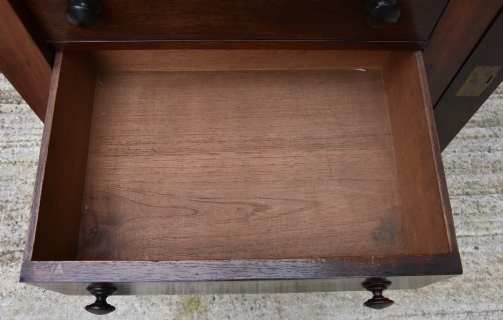 Superb Quality Regency Rosewood Wellington Chest C.1820. View VI