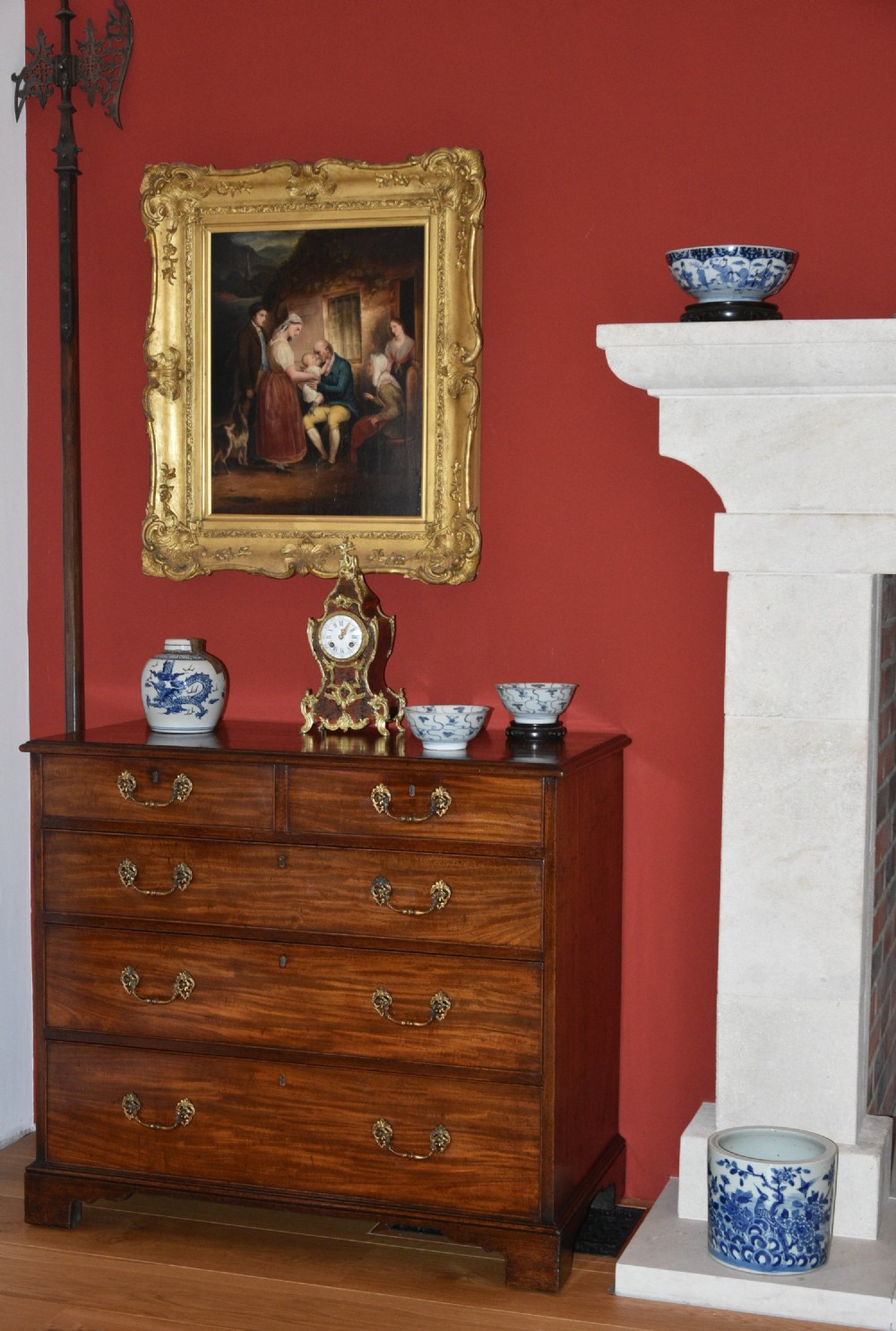 Superb Georgian Mahogany Chest Of Drawers C.1760 View XII