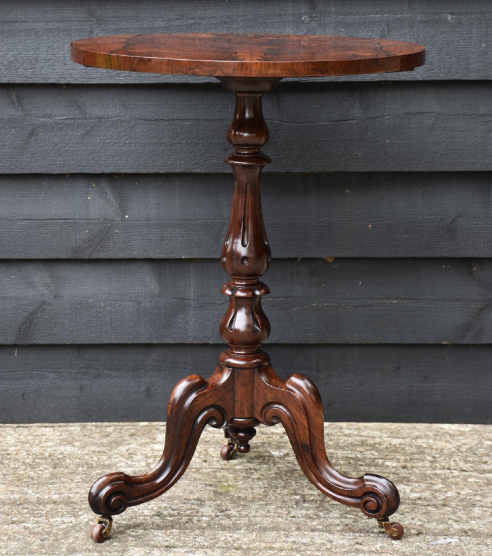 Outstanding 19th Century Rosewood Wine Table, Superb Quality & Condition. View IV