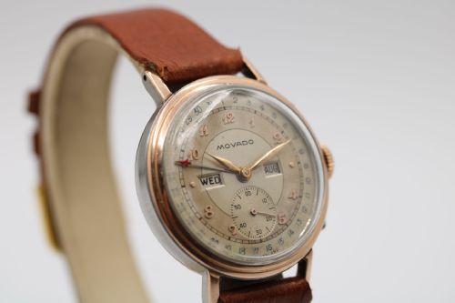 MOVADO TRIPLE DATE CALENDAR 14789 WRIST WATCH - ADDITIONAL PHOTO 9