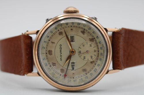 MOVADO TRIPLE DATE CALENDAR 14789 WRIST WATCH - ADDITIONAL PHOTO 11