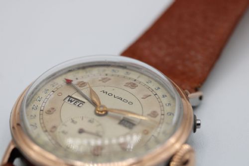 MOVADO TRIPLE DATE CALENDAR 14789 WRIST WATCH - ADDITIONAL PHOTO 14