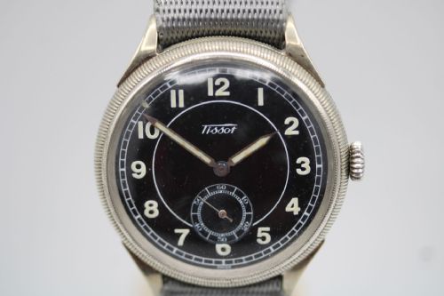 TISSOT SUBSIDIARY SECONDS CAL 27 CZECH MILITARY WRIST WATCH 1938 - ADDITIONAL PHOTO 1