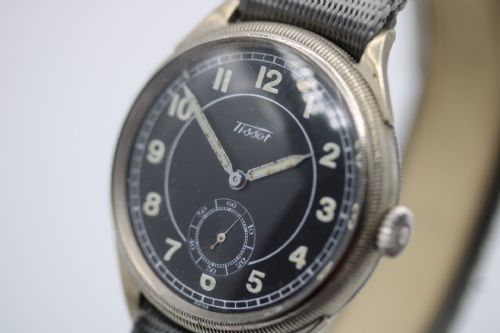 TISSOT SUBSIDIARY SECONDS CAL 27 CZECH MILITARY WRIST WATCH 1938 - ADDITIONAL PHOTO 2