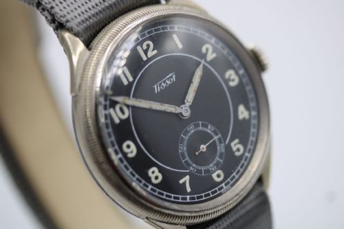 TISSOT SUBSIDIARY SECONDS CAL 27 CZECH MILITARY WRIST WATCH 1938 - ADDITIONAL PHOTO 3