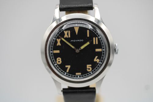 movado oversized california dial w9203 wristwatch - CATEGORY: ANTIQUE WATCHES - DATED 1960